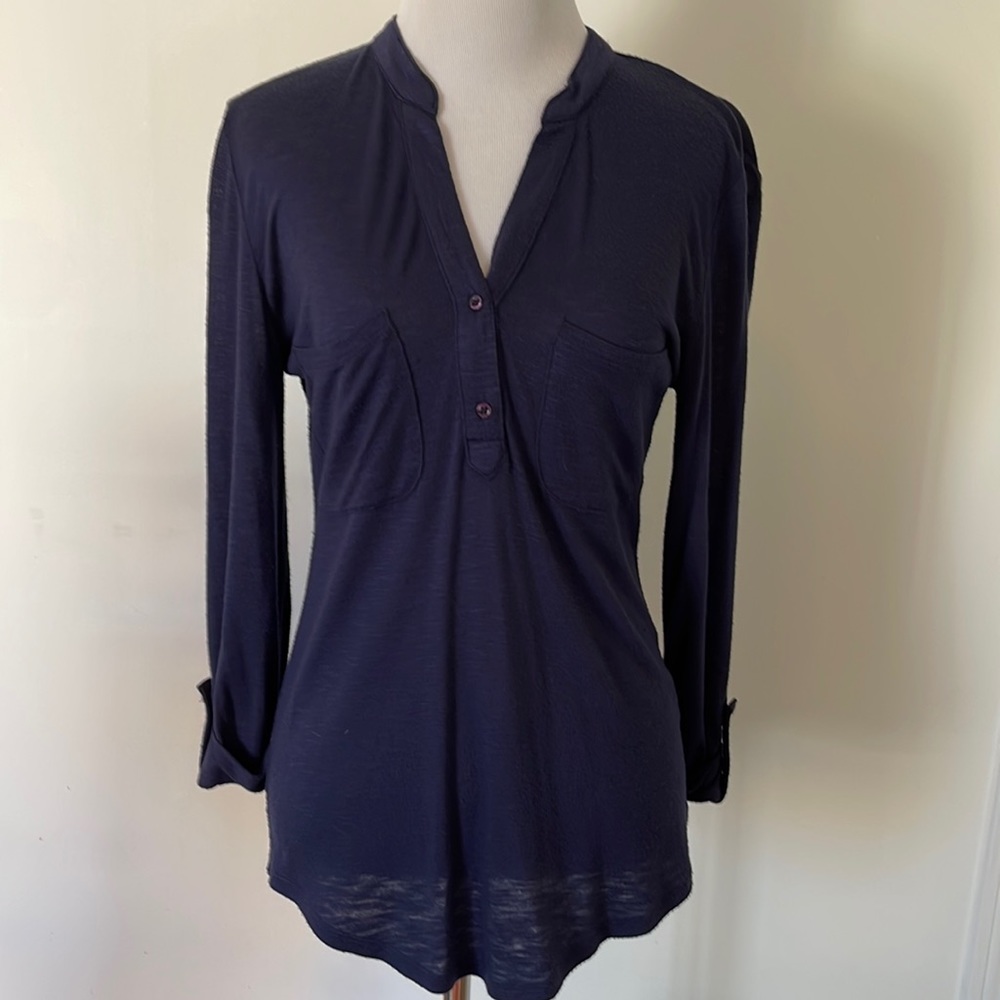 Philosophy blue top